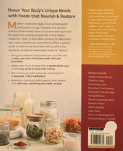 Cargar imagen en el visor de la galería, Ayurveda Cooking for Beginners: An Ayurvedic Cookbook to Balance &amp; Heal
