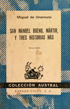 Cargar imagen en el visor de la galería, San Manuel Bueno, mártir, y tres historias más - Décima Edición
